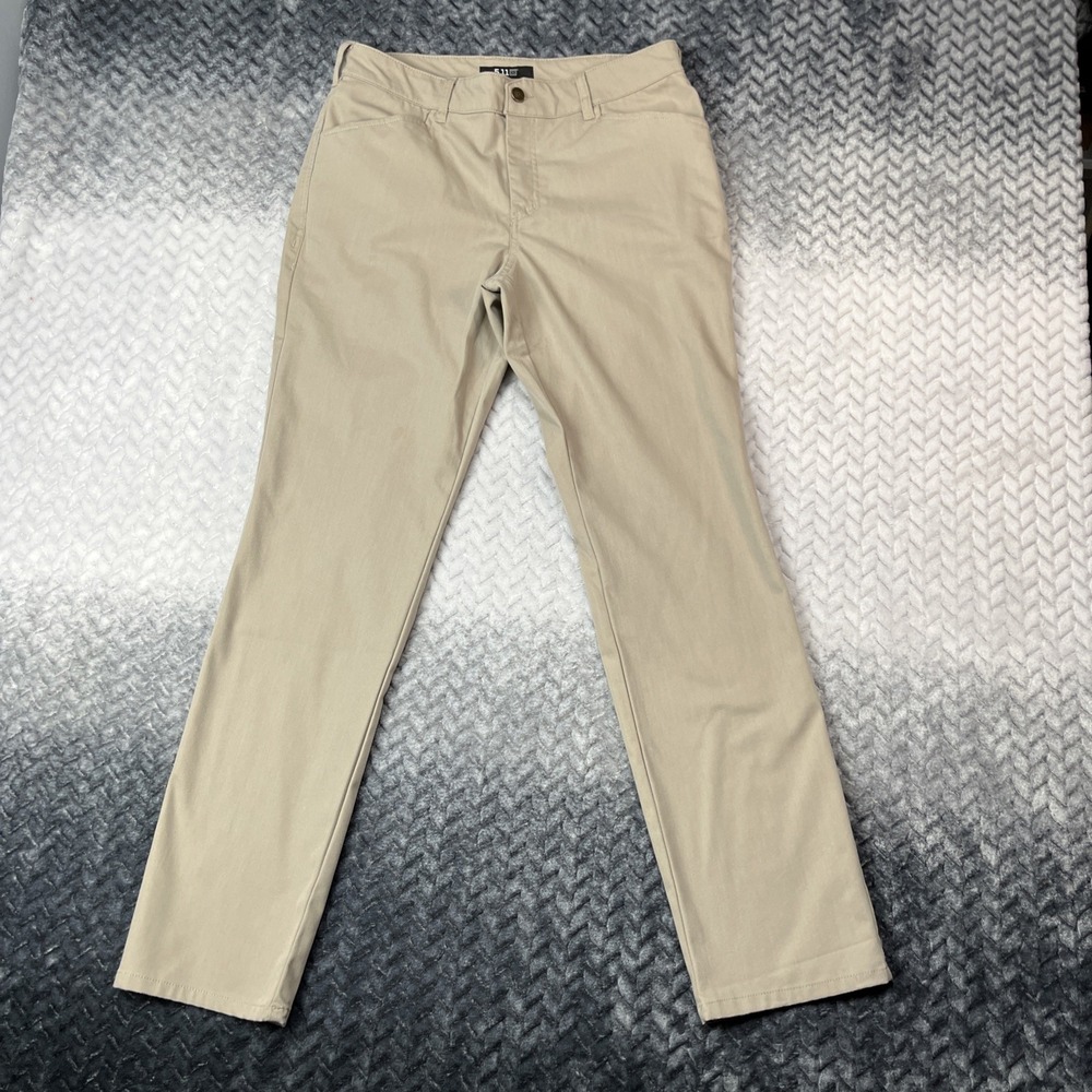 5.11 Tactical Cirrus Pants 2.0 Womens Sz 10 Beige Straight Fit W34 L32"
